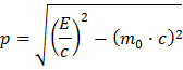 momentum definition in special relativity