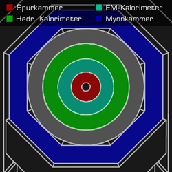 [Grafik] Querschnitt durch einen Detektor ohne Spuren 